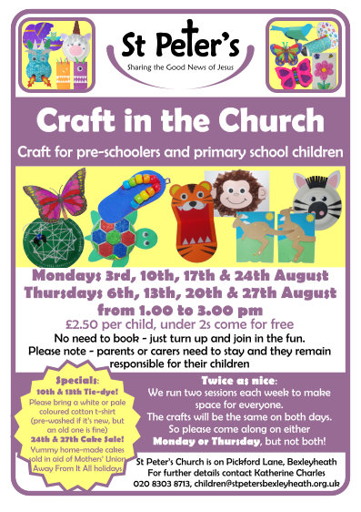 Craft in the Church Summer 2026